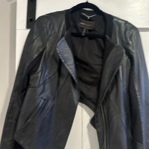BCBG leather jacket